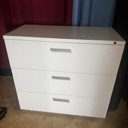 White Filing Cabinet