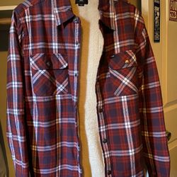 Obey Sherpa insulated plaid jacket