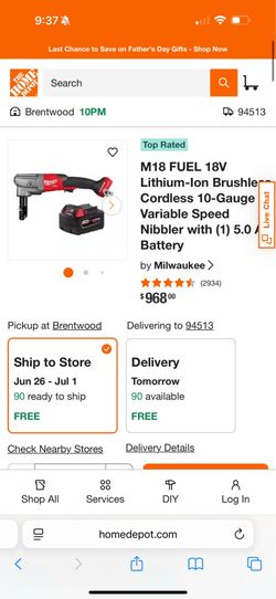Milwaukee M 18 fuel 10 gauge nibbler 3476–20