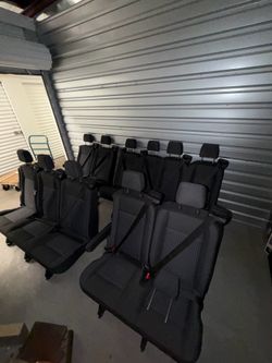 Ford Transit Passenger Van Bench Seats – Complete Set