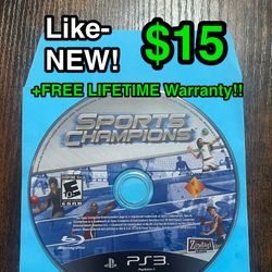🏅 Like-NEW Sports Champions for PlayStation 3