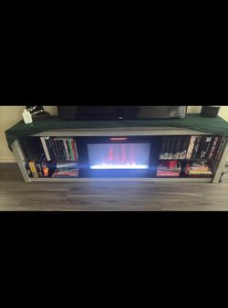 Tv stand with LED lights