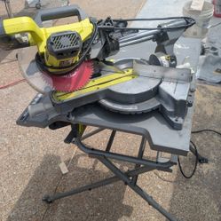 Ryobi Chop Saw And Table Saw Used