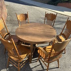 6 Farm Chairs (table Is Not Included) 