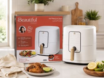Beautiful by Drew Barrymore 6-Qt Digital Air Fryer – White
