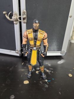 Jazwares mortal kombat shooting monks scorpion figure