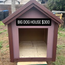 Dog House Hand Made Casa Para Perros Grande Large Dog  Size  Grande