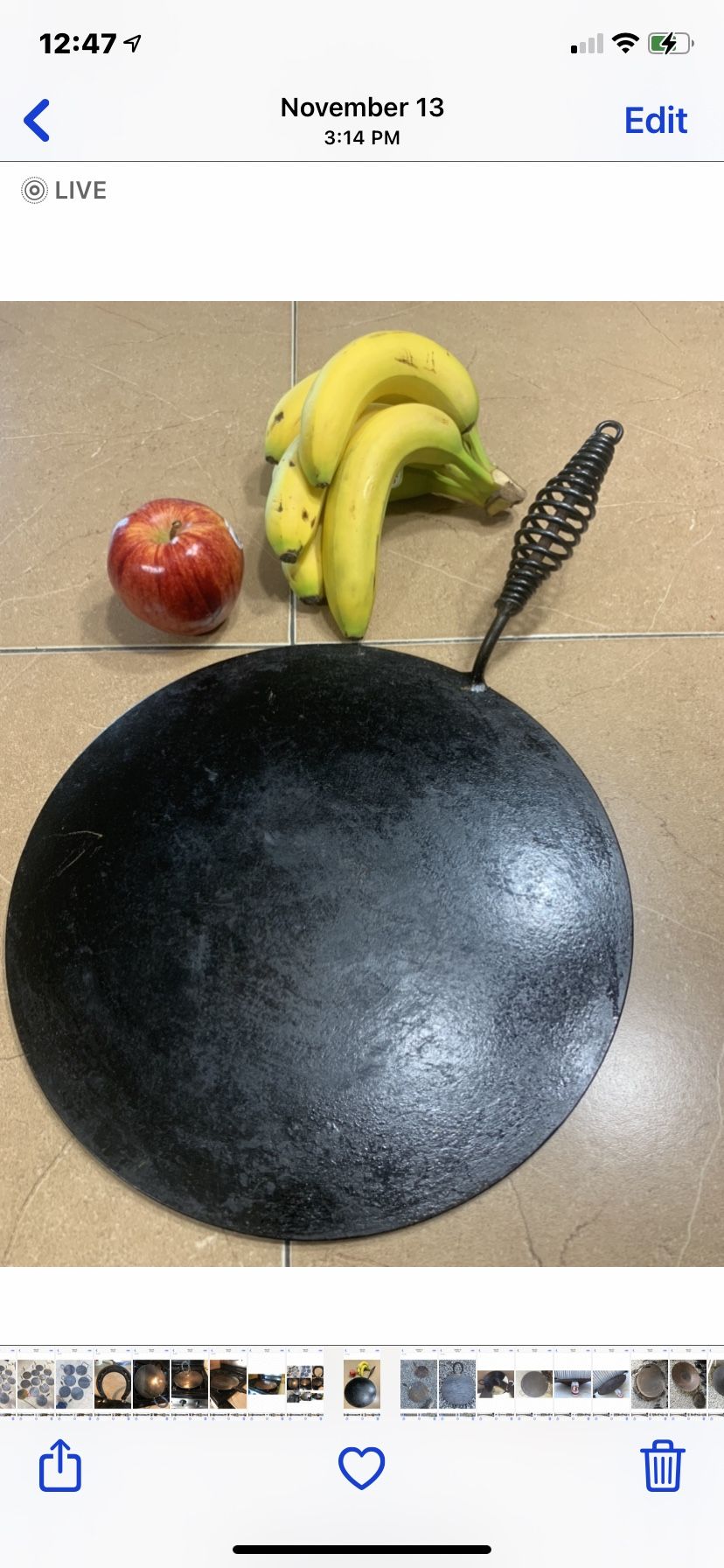Comal’s 1/4” Steel Plate Unbreakable/Indestructible $35 Each