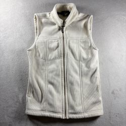 Patagonia Synchilla Women’s Small Beige Performance Fleece Jacket Vest #2757