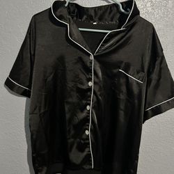 Silk Pajama Top
