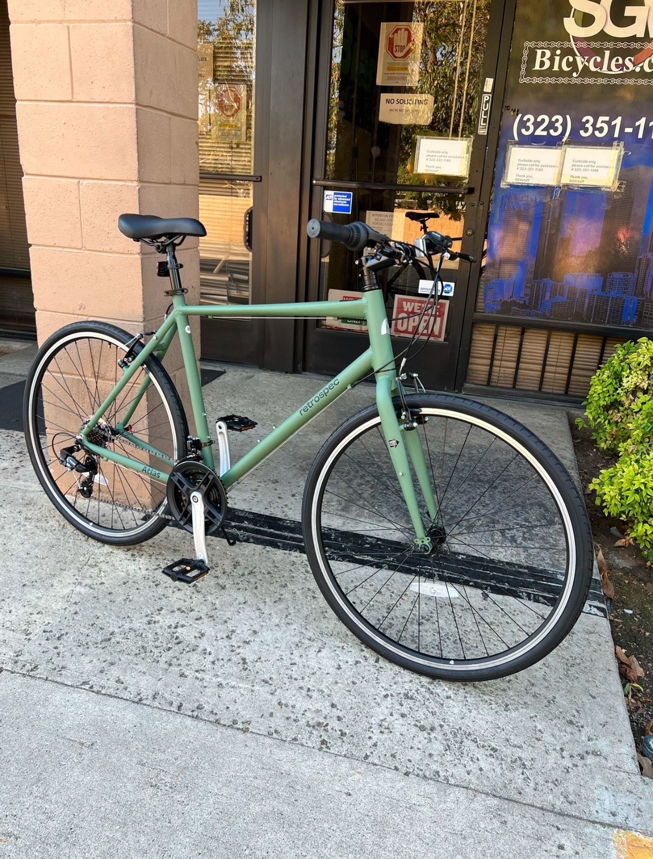 Atlas Fitness Hybrid Bike - 21 Speed $299.00 19” M L, 22” XL $299.99 each 