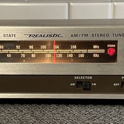 Vintage Realistic TM-100 Tuner