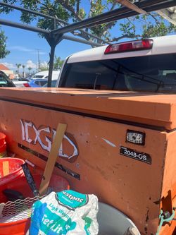 Rack end tool box