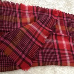 Pink/ Red Scarf