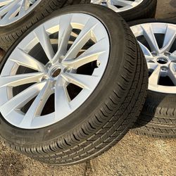  4X 19” 2024 Tesla Model 3 Sport Wheels PIRELLI tires 235/40/19 40-75% 5x4.5