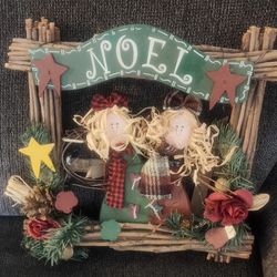 Vintage Country Rustic Style Hanging Christmas Holiday Decoration Decor 