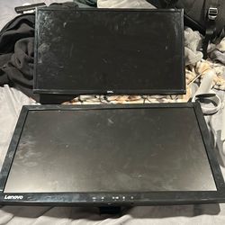 Good but used monitors, ONN and Lenovo