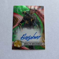 2024 Bowmans Best Bralyn Brazoban Auto Green On-Card Pirates SSP #40/99!