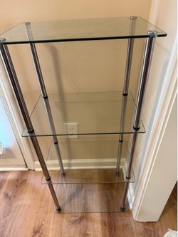 Nice 3 tier glass end table