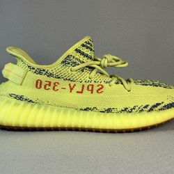 Adidas Yeezy Boost 350 V2 Low Semi Frozen Men's Size 10 Yellow Red Blue B37572
