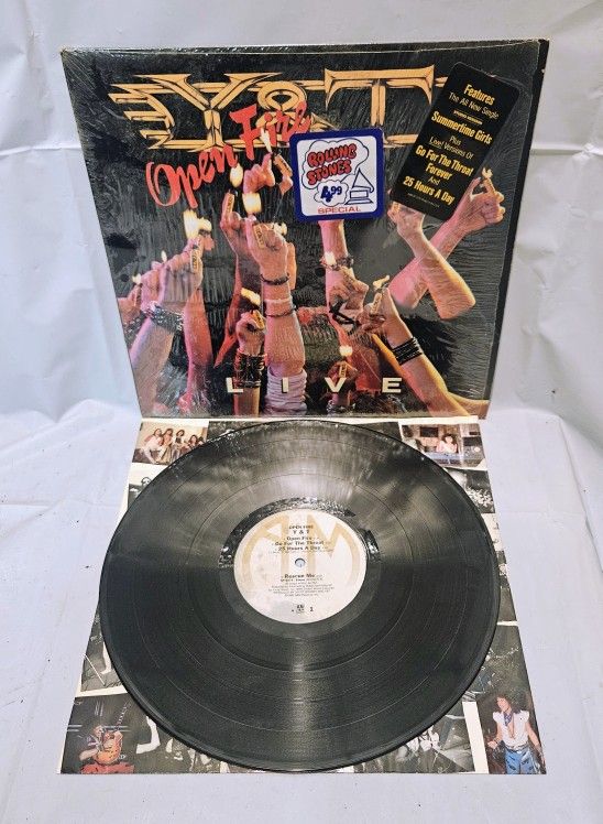 Y&T "Open Fire Live" 1985 Vinyl Album!