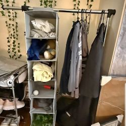 Coat Rack and Storage Bins