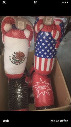 Kids punching bag toy $15 each firm