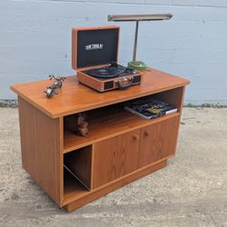  Teak Media Cabinet