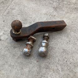 Trailer Hitch And 3 Balls Towing Truck Car Parts Trailers 