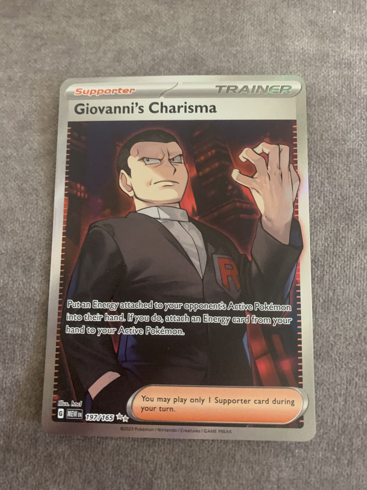giovanni’s charisma