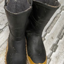 Fire Fireman Work Boots Size Men’s 13 Wide Rubber 