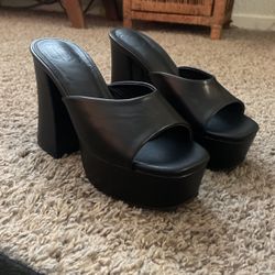 Black Platform Heels