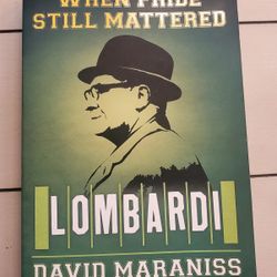 "Lombardi - When Pride Still Mattered" - Paperback - By David Maraniss