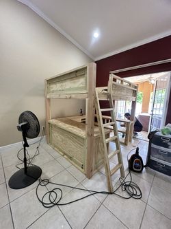 Wooden Loft Bed