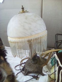 Beautiful antique lamp