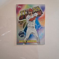 2026 Topps Series One Bryce Harper #TOG-18 Titans Of The Game Phillies