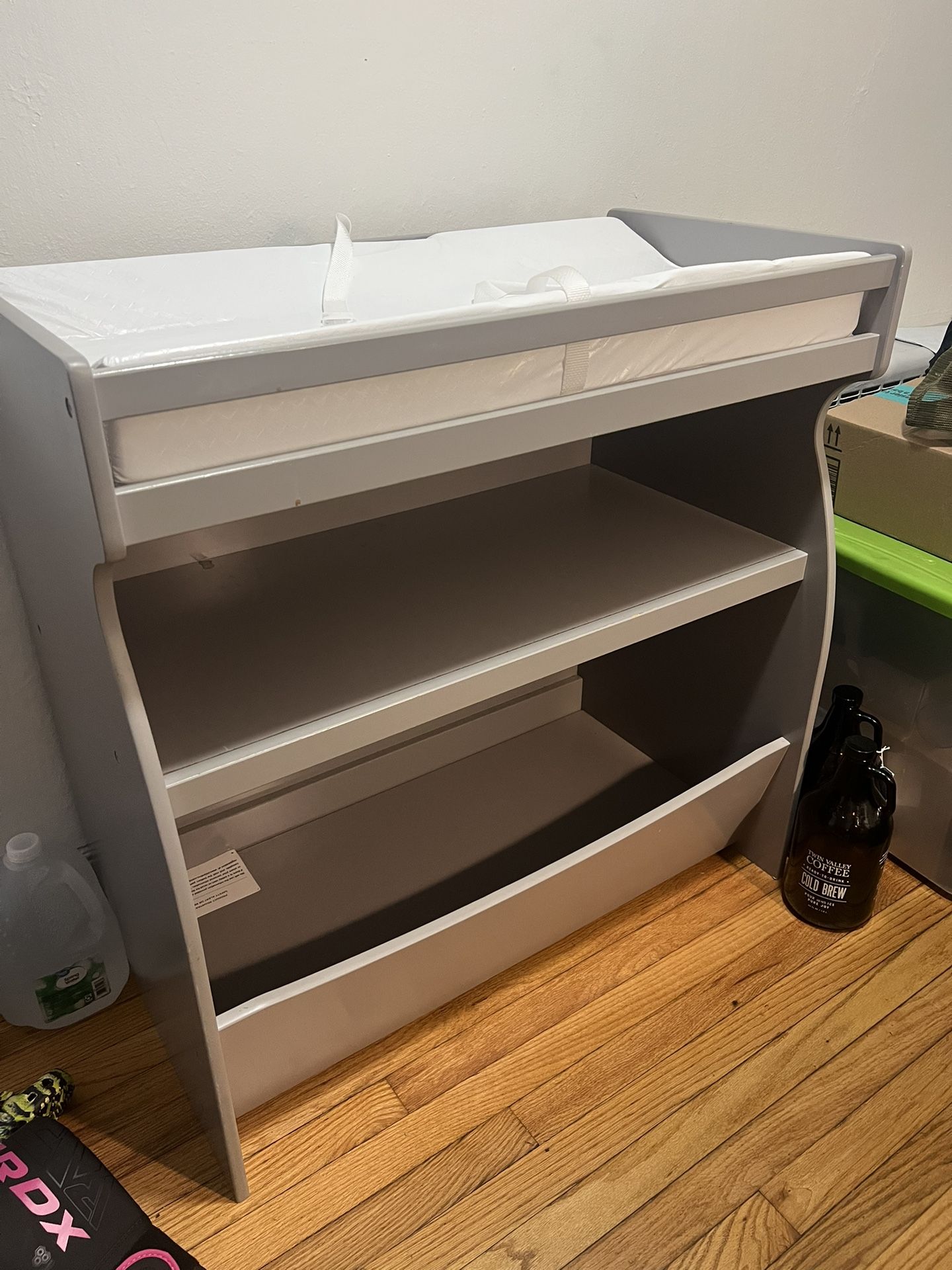 Grey Changing Table
