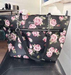 Guess Floral Tote Bag