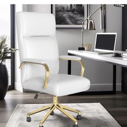 office chair white leather