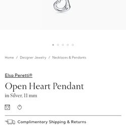 Tiffany & Company Open Hart Collection 