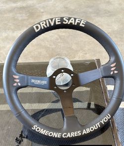 Touge Dreamers Drive Safe Steering Wheel