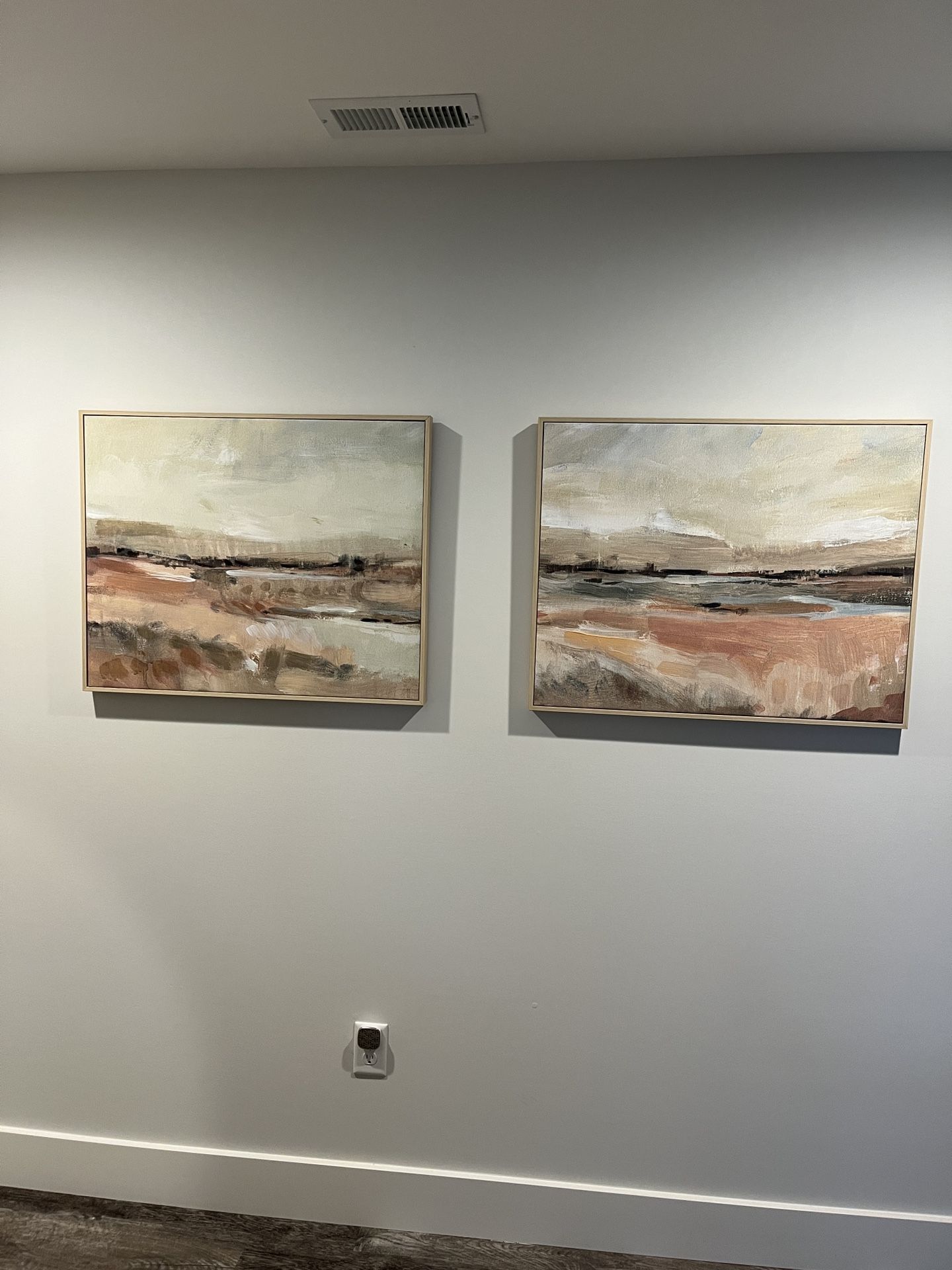 2 Canvas Pieces Of Artwork