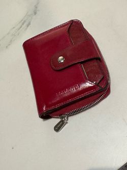 Red Leather Wallet