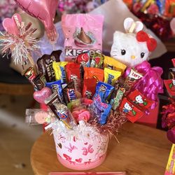 Valentine Candy Arrangements $35