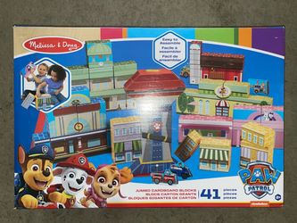 New PAW Patrol Jumbo Cardboard Blocks