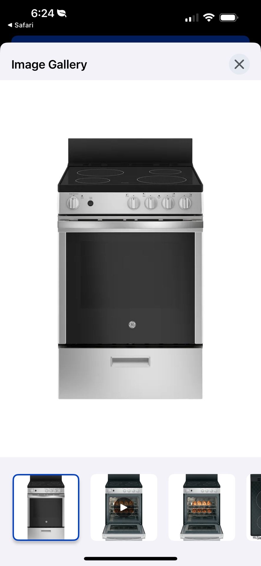 24” Stove Oven Cooktop