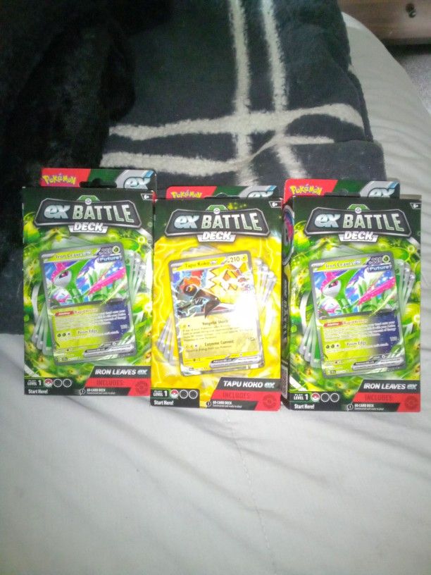 Pokemon EX Battle Deck Lot $25