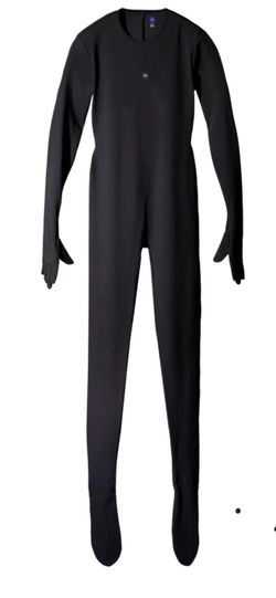 Yeezy Gap Full-Body Black Jumpsuit Women's Xxs