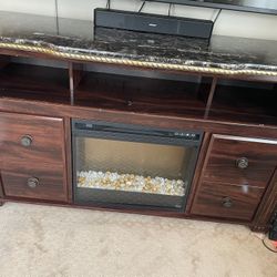 TV Stand With Heater 
