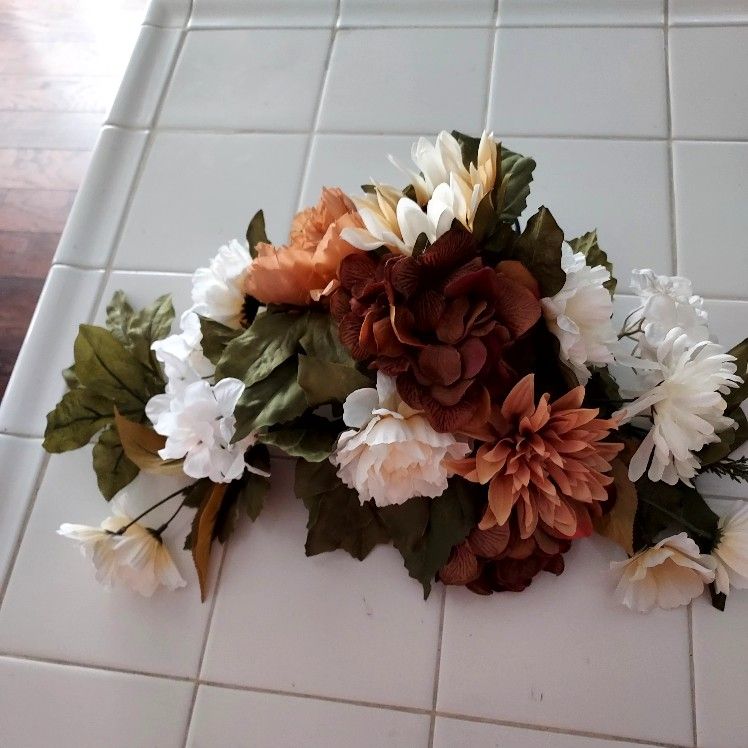 New Wedding Backdrop Swag Terracota Brick